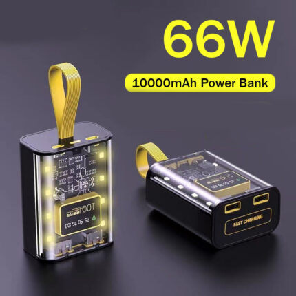 Transparent Power Bank 20000Mah 66W Super Fast（6units)